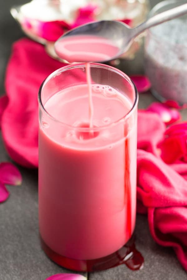Rose Milkshake in Guava